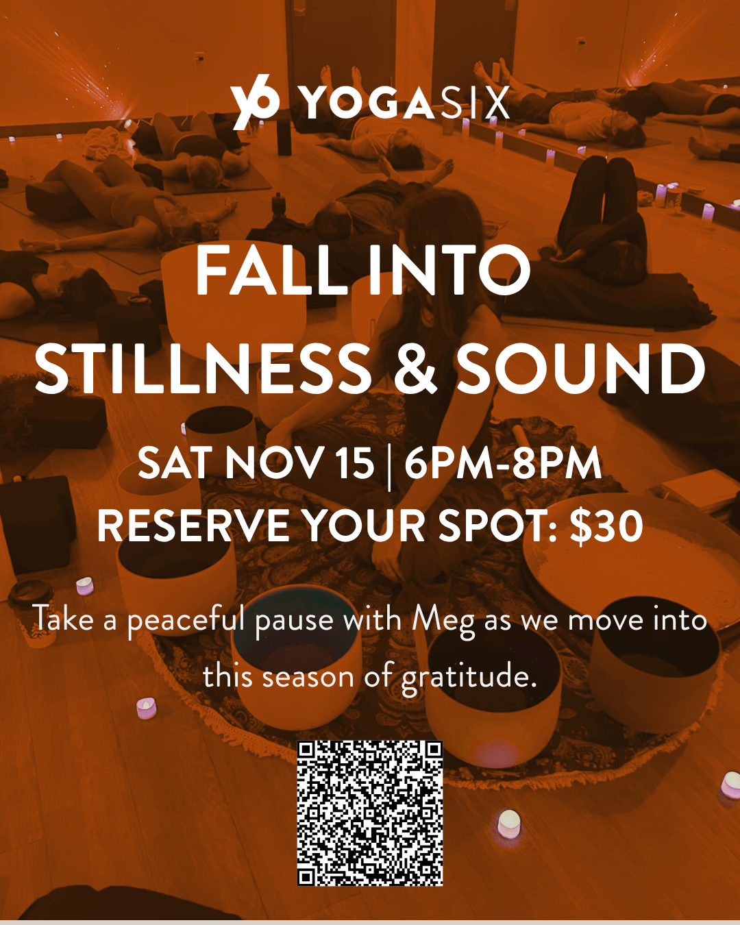 Fall into stillness & sound social